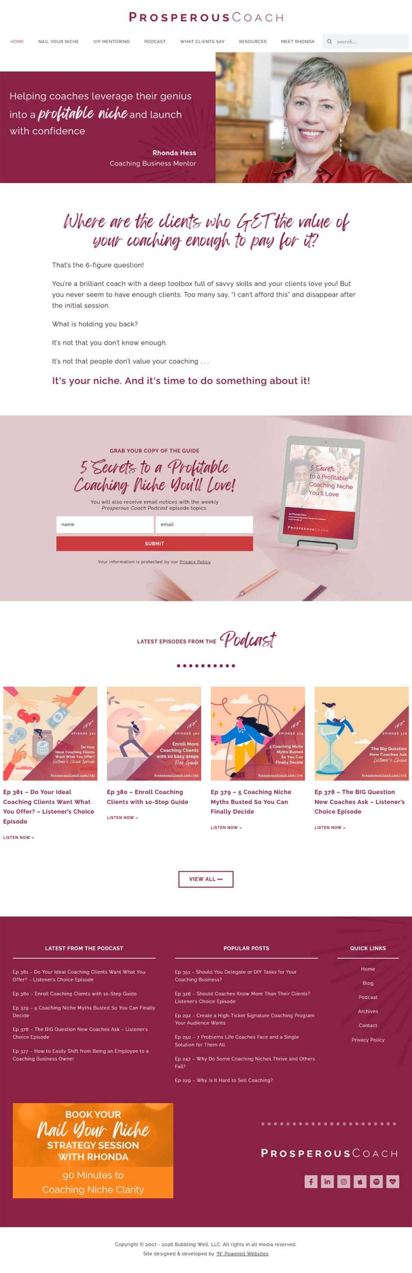 Prosperous Coach by Rhonda Hess